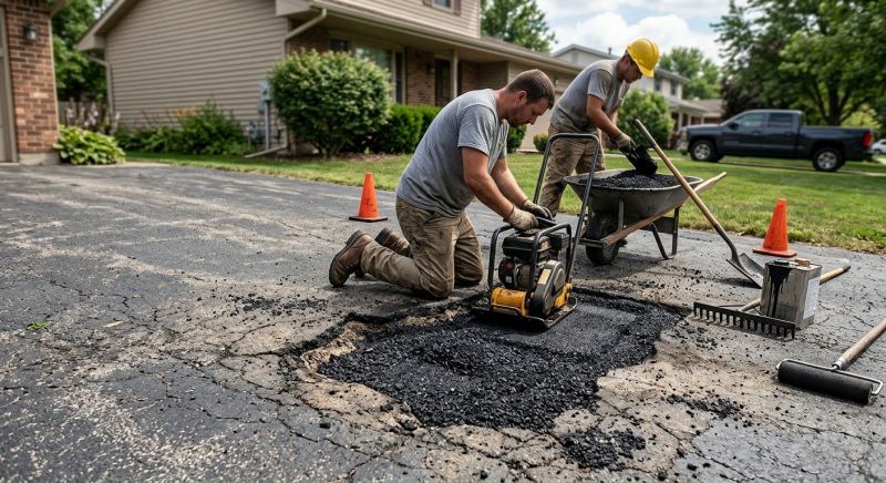 Driveway Blacktop Repair in Savannah, GA