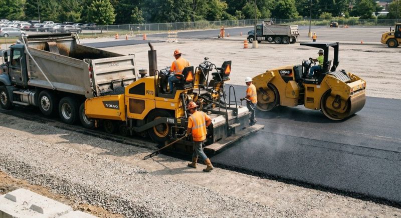 Industrial Asphalt Paving in Orange County, CA