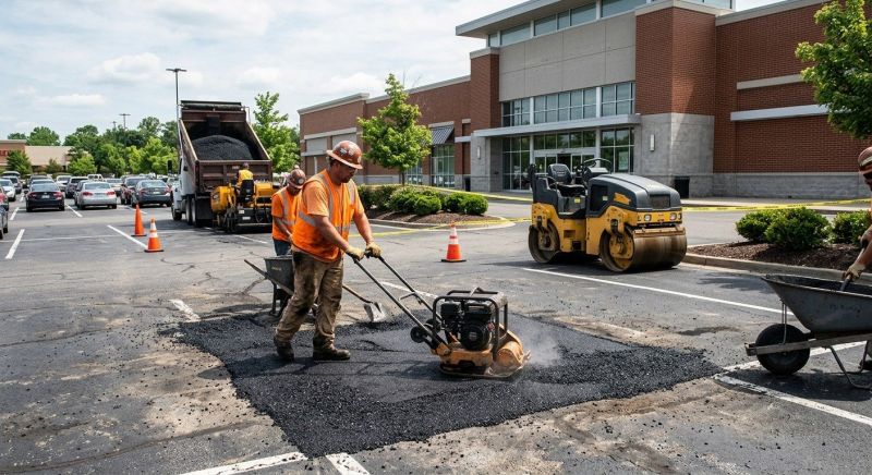 Asphalt Parking Lot Repair in Pasadena, CA