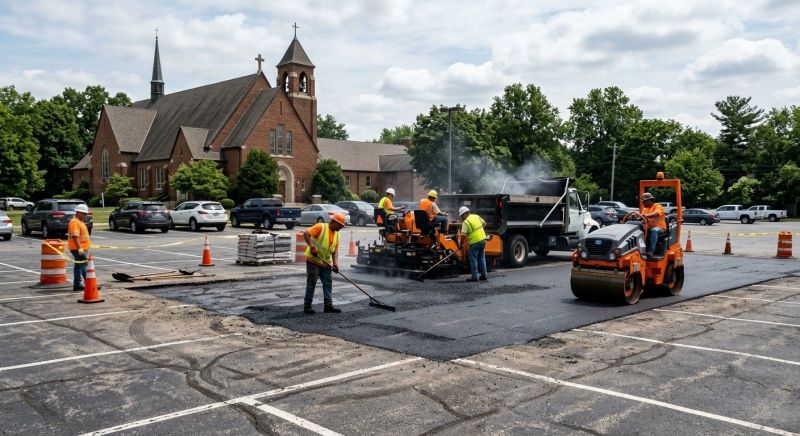 Asphalt Parking Lot Repair in Little Rock, AR