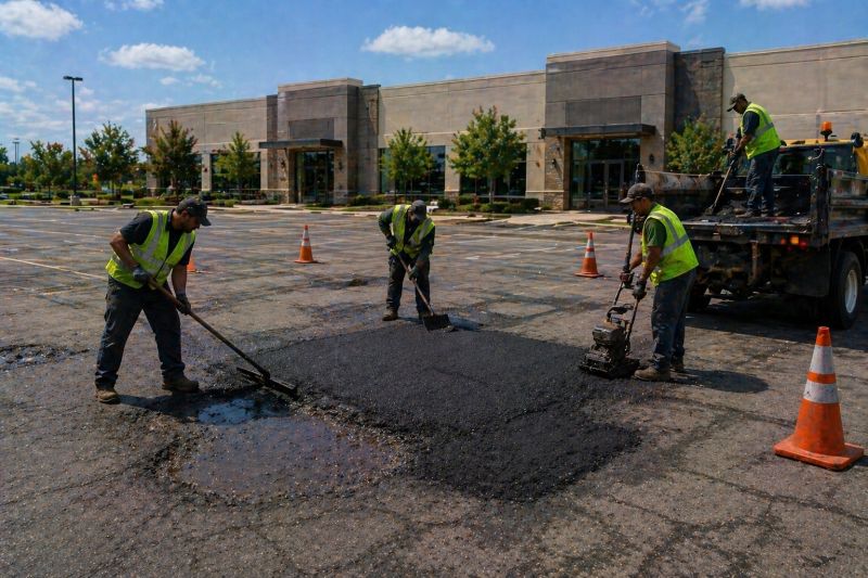 Asphalt Parking Lot Repair in Savannah, GA