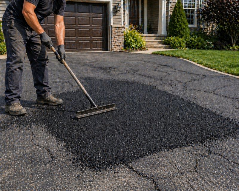 Blacktop Driveway Repair in Little Rock, AR