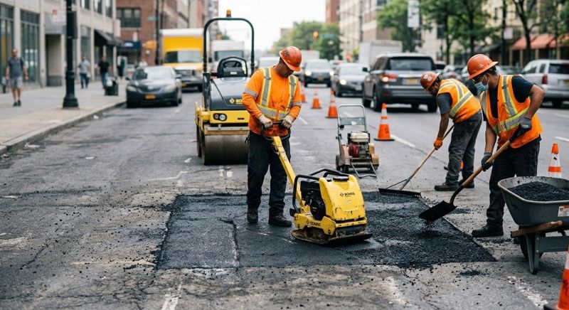 Commercial Pothole Repair in Conway, AR