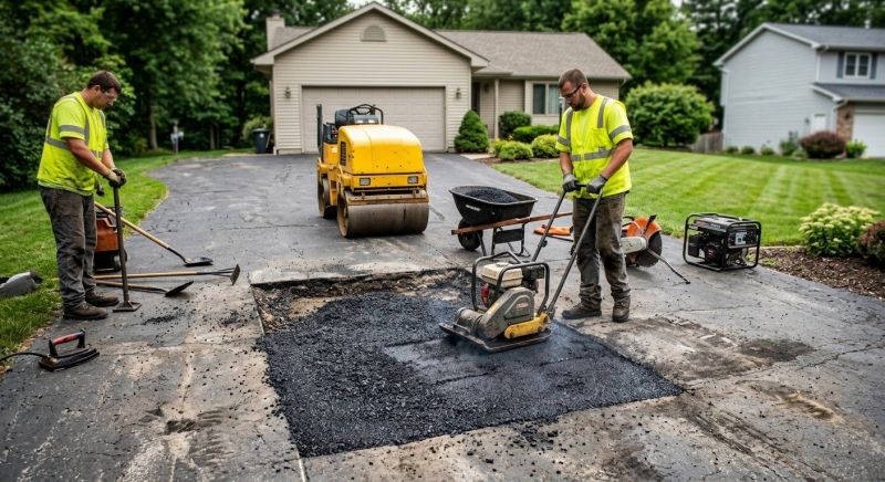 Driveway Asphalt Repair in Little Rock, AR