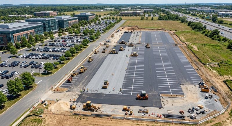 Parking Lot Blacktopping in Little Rock, AR
