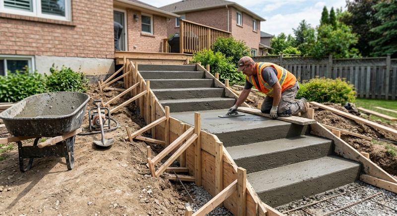 Steps Pouring in Salt Lake City, UT